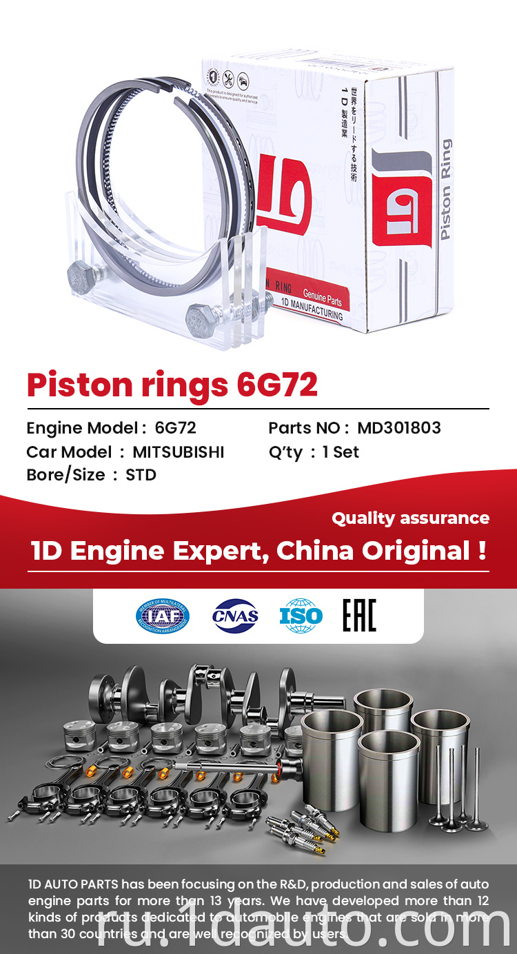 MITSUBISHI Piston Ring 6G72